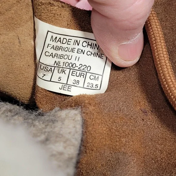 Sorel Boots Womens Size 7 Brown Caribou II Winter Removable Liner NL1000-220 - Picture 10 of 10